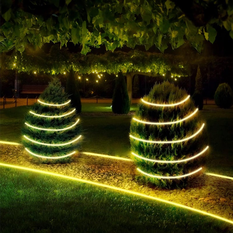 wipro Garnet 5 Meters LED Strip Light 120 LEDsmtr White IP65Waterproof Flexible Rope Light for Outdoor Indoor Decoration for Diwali ChristmasStrip for Balcony False CeilingPack of 1 - Image 3