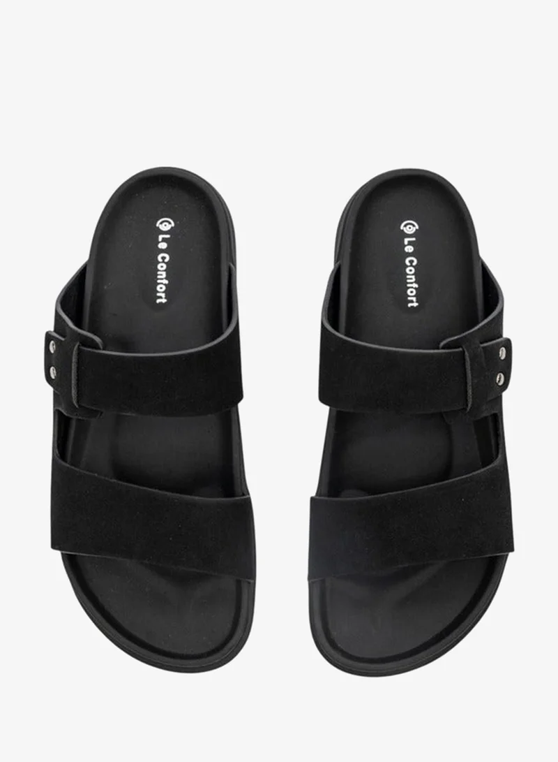 Le Confort Men Solid Slip-On Sandals