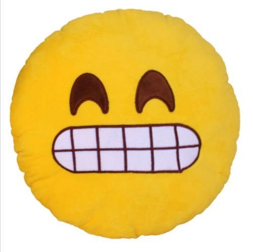 blue tree Emoji Pillow Cushion in Yellow Colour Multi Faces Best Gift for Kids, Boyfriend, girlfriend, Friends Pack of 2 - Image 3