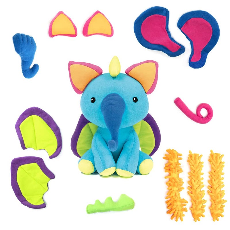 Educational Insights Mixaroo - Stuffed Animal for Social Emotional Learning Activities, Fine Motor Preschool Toys, Toddler Learning Toys, Kindergarten Classroom Must Haves, Gifts for Kids Ages 2+ - Image 2