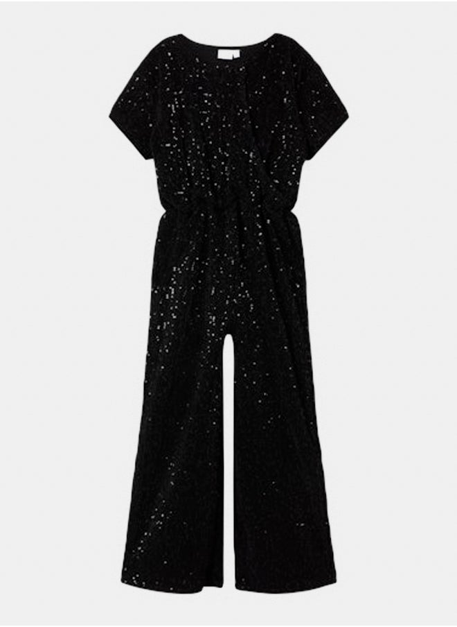 NAME IT name it Girls Runic Sequin Jumpsuit  - Image 1