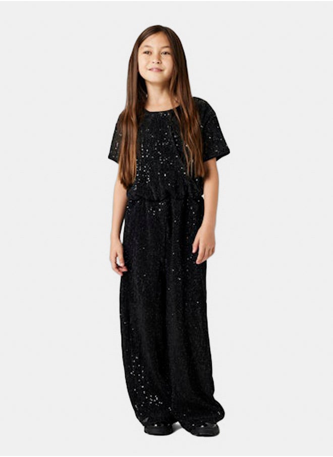 NAME IT name it Girls Runic Sequin Jumpsuit  - Image 5