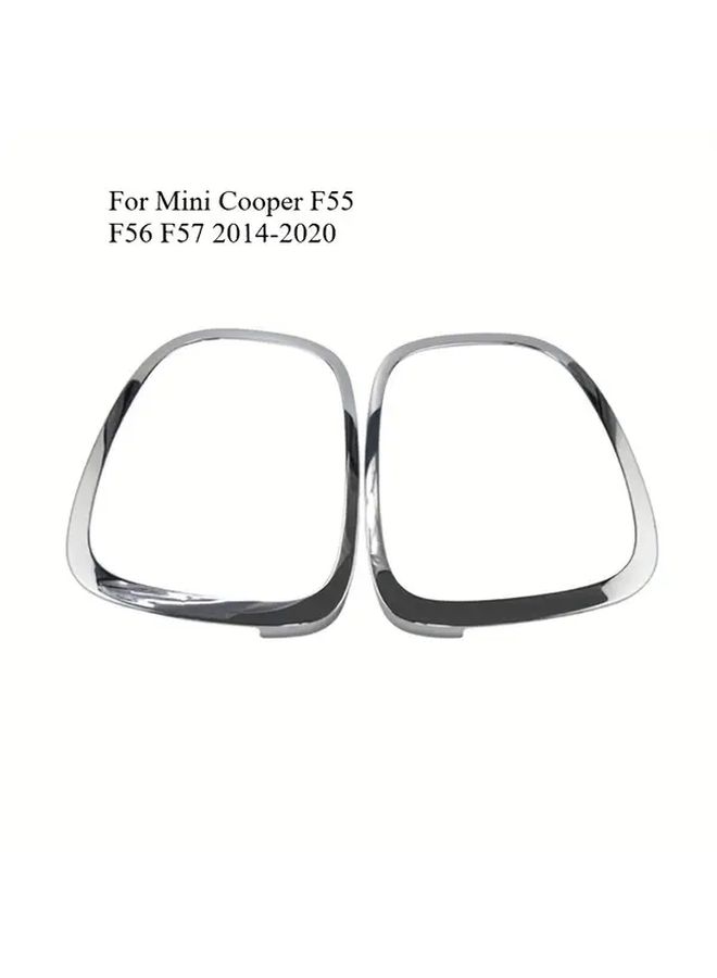 2 Pcs Silvery Rear Taillight Surround Trim Frame Light Cover For Mini Cooper F55 F56 F57 2014 2020 63217464171 63217464172 63218495331 63218495332 Auto Body Trim Sturdy Car Accessories - Image 2