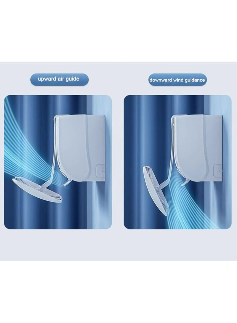 فايلكس موزع هواء مكيف سبليت تركيب سهل: تجميع بسيط وخالٍ من المتاعب دون الحاجة إلى أدوات. يأتي عاكس الهواء الخاص بنا مزوداً بحامل تعليق لمكيفات الهواء لتركيب سريع وسهل التعليق، مما يتيح لك تحسين تهوية مكيف الهواء بسهولة. - Image 5