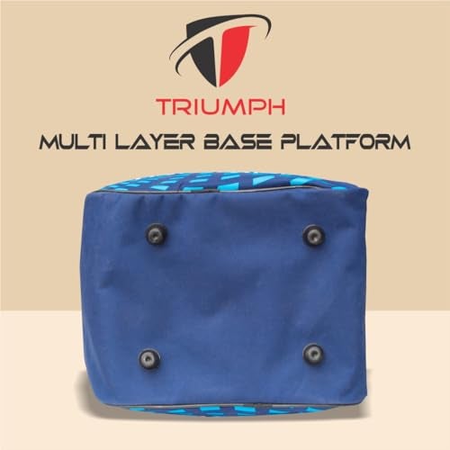 Triumph Nylon Skating Bag for Four Wheel Skates - Roller Skates Sports & Travel Bag for Men/Women/Kids (Size: 12"X11"X9") (Navy Blue) - Image 4