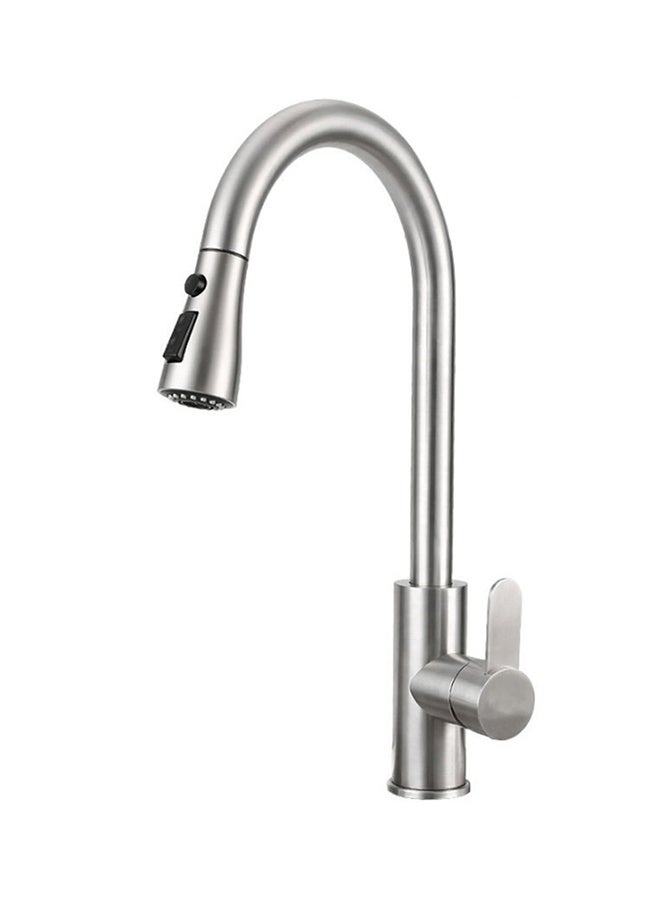 Extractable Kitchen Faucet, Kitchen Mixer Faucet 2 Spray Modes, Single Handle High Arch Extract,Leadless Stainless Steel Sink Kitchen Faucet - Image 4