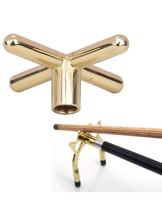 Thoraya Metal Durable Anti-slip Billiards Snooker Pool Cue Rest Bridge Head Holder Billiard Accessory(Cross Type )  - Image 4