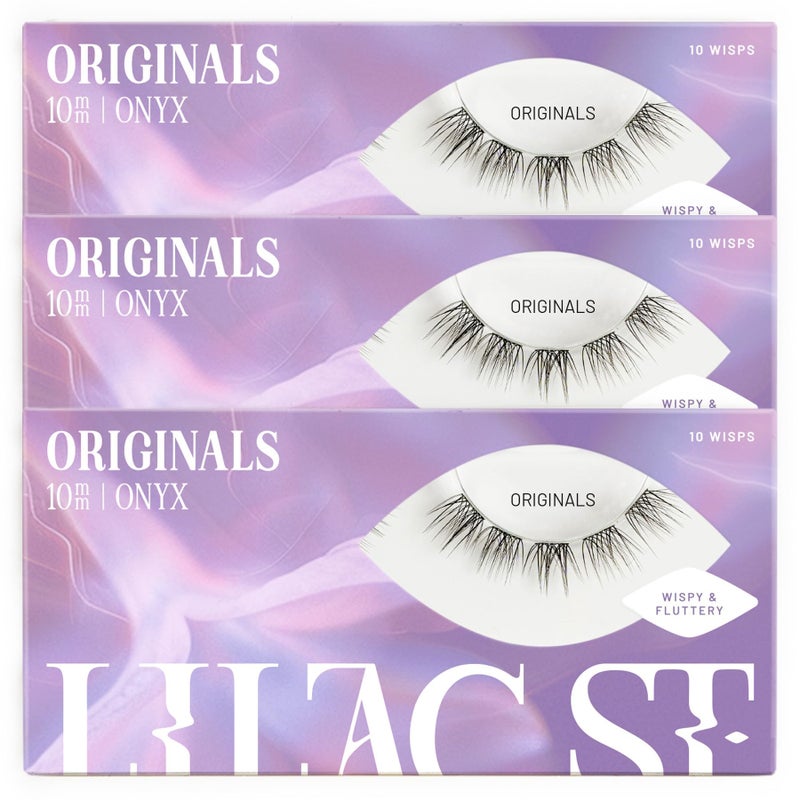 Lilac St. مجموعة رموش صناعية طبيعية من ليلاك ست - 10 مم، 3 عبوات - مظهر طبيعي - خيوط تمديد رموش يمكنك القيام بها بنفسك - خفيفة الوزن وواقعية - تدوم 10 أيام - خالية من القسوة، نباتية، أسستها نساء - 30 رمش - Image 1