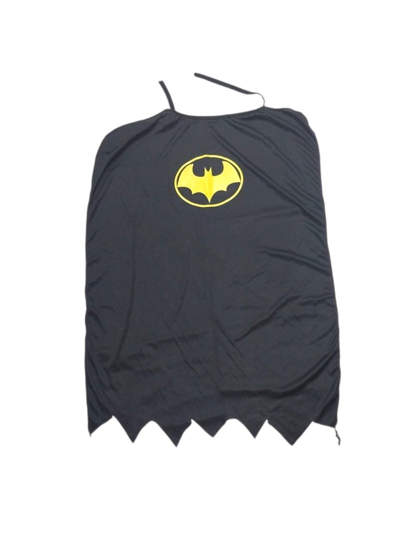 Batman Kids Costume with Belt, Cape & Plastic Mask – Size S for Ages 2 to 4 Years - Image 4