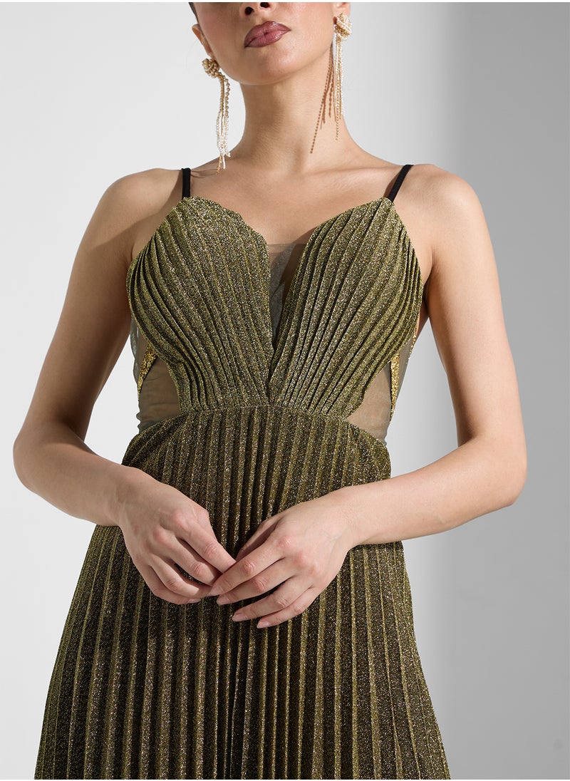 Ella Limited Edition - Shimmer Dress With Pleats - Image 1