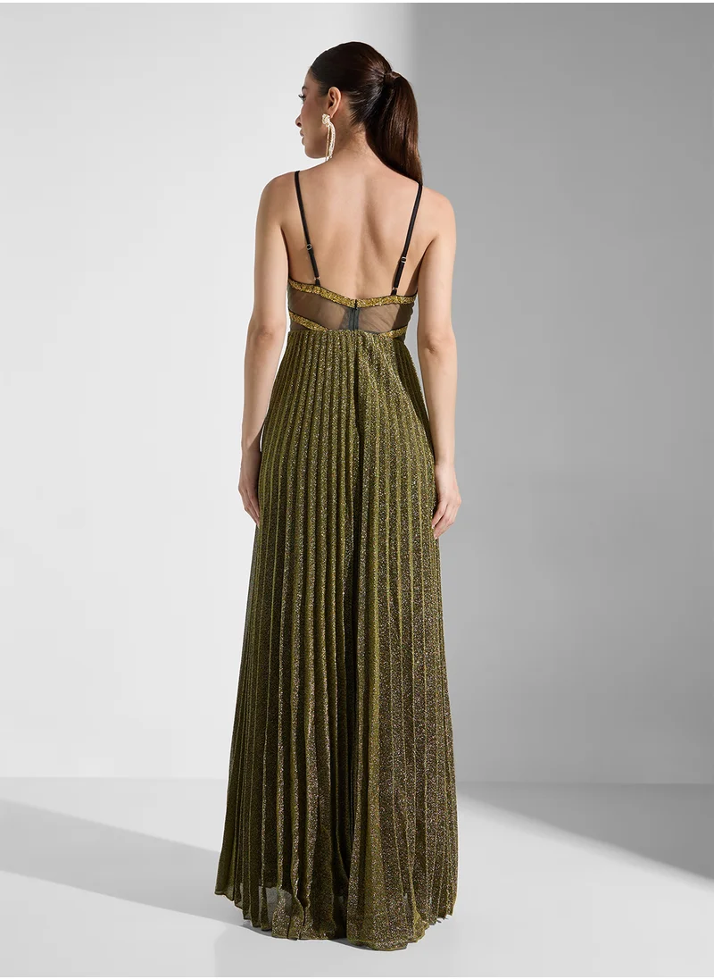 ايلا ليمتد اديشن Shimmer Dress With Pleats