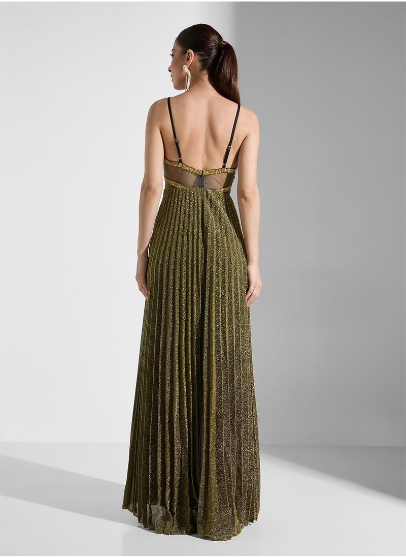 Ella Limited Edition - Shimmer Dress With Pleats - Image 1