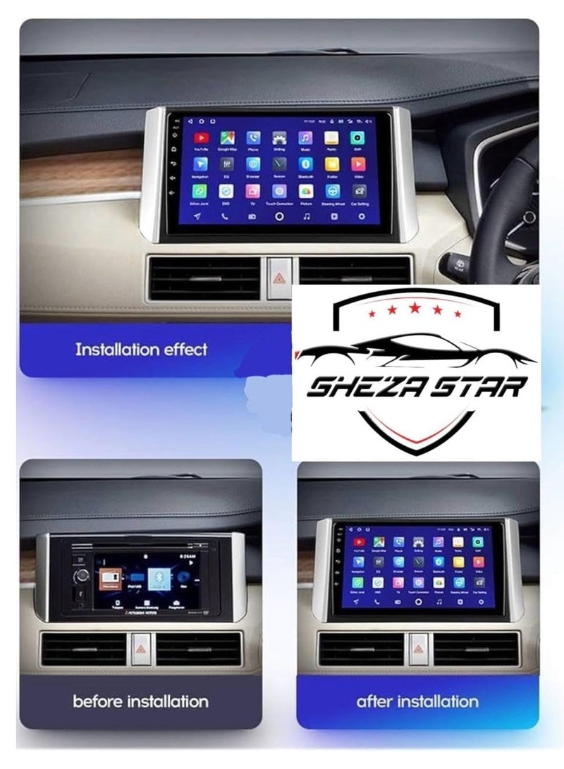 SHEZA STAR Android Car Stereo for Mitsubishi Xpander 2017-2021 4GB RAM 32GB ROM Support Carplay, M-Link Wi-Fi BT, Radio GPS, 9 Inch IPS Touch Screen with AHD Camera Included - Image 2
