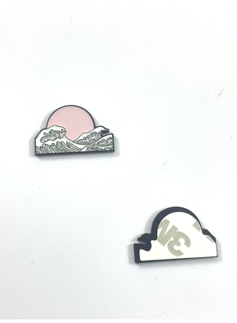 Nature Shape Metal Sticker for Mobile or Any Smooth Surface - Image 2