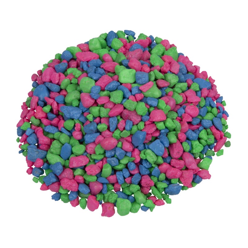 GloFish Aquarium Gravel, Pink/Green/Blue Mix, Complements GloFish Tanks, 5 Pounds - Image 4