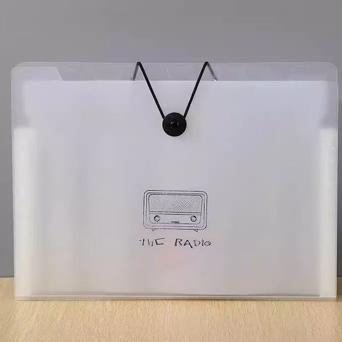 Multi-Layer A4 Folder for Students – Plastic Organizer with Insert Test Paper - Image 1