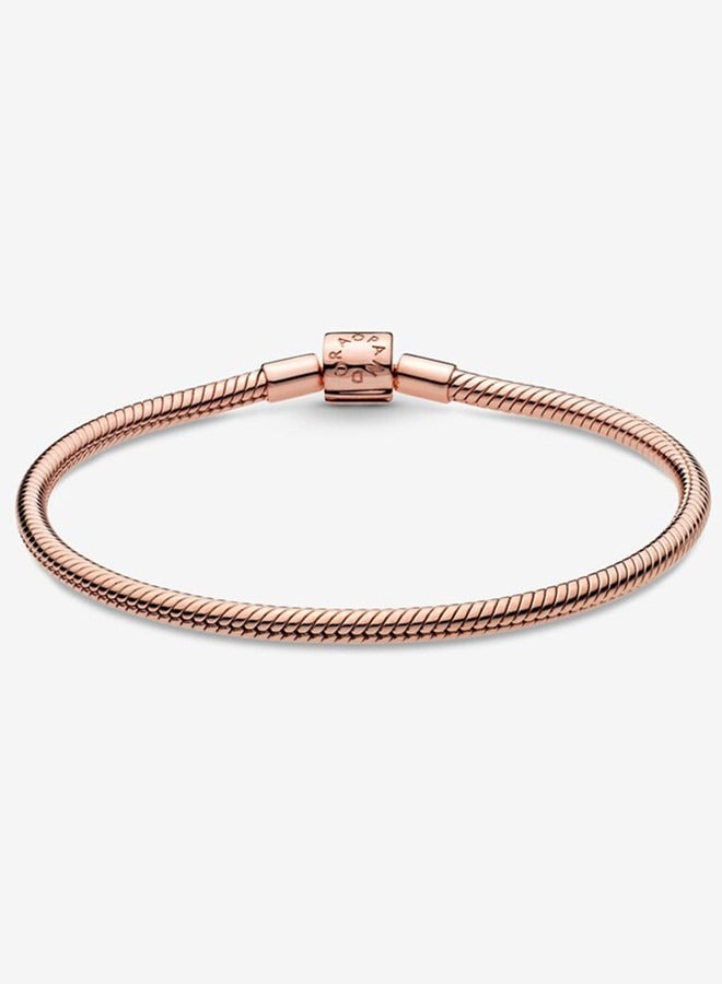 تشوميل إمرأة كلاسيكيّ نمط وردة نوع ذهب سلسلة ثعبان عظم سلسلة سوار - Image 5