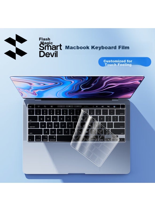 SmartDevil Shanmo Apple Macbook Air Keyboard Cover, Pro Protective Case For M4/3/2 Laptops, 2025/24/23 Models, 13/14/16-inch Computers, Ultra-thin Transparent Waterproof Dustproof Cover - Image 4