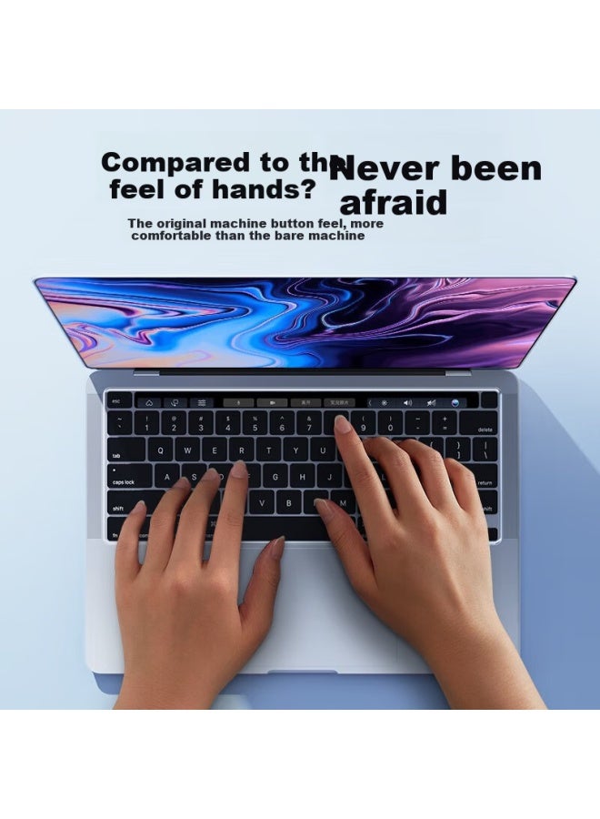 SmartDevil Shanmo Apple Macbook Air Keyboard Cover, Pro Protective Case For M4/3/2 Laptops, 2025/24/23 Models, 13/14/16-inch Computers, Ultra-thin Transparent Waterproof Dustproof Cover - Image 3