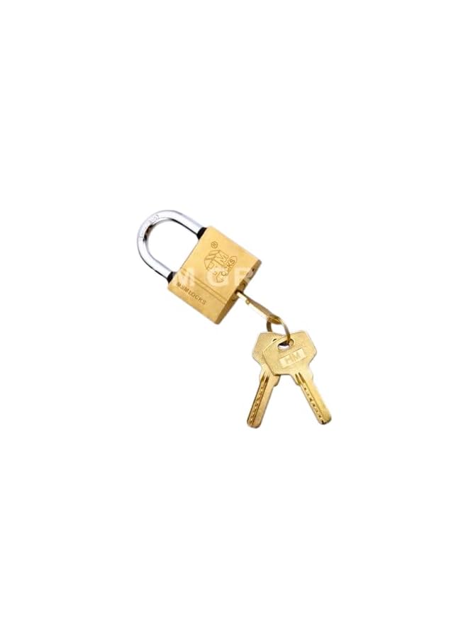 PROMASS MSM High Security Pad lock 70 MM, Double Deadbolt, Hardened Steel Ring, Brass Cylinder, Corrosion Resistant  - Image 1