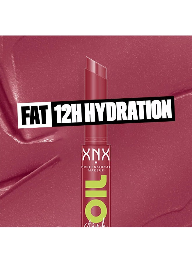 XNX - Fat Oil Slick Click Shiny Lip Balm, Lightweight Buildable Formula, Longlasting Hydrating Non Sticky Lipgloss - Image 1