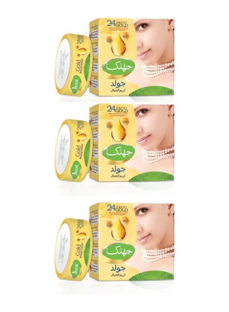 كريم جهلاك جولد للتجميل - عبوة من 3
