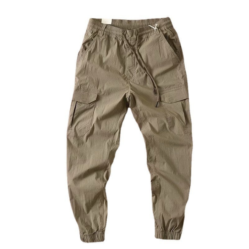 Durable Work Pants For Auto Repair Workers At Construction Sites, Men'S Strong And Wear-Resistant Loose Cotton Labor Protection Pants - Image 4