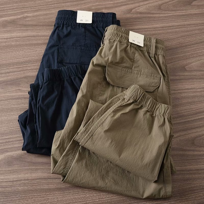 Durable Work Pants For Auto Repair Workers At Construction Sites, Men'S Strong And Wear-Resistant Loose Cotton Labor Protection Pants - Image 2