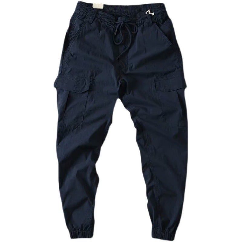 Durable Work Pants For Auto Repair Workers At Construction Sites, Men'S Strong And Wear-Resistant Loose Cotton Labor Protection Pants - Image 5