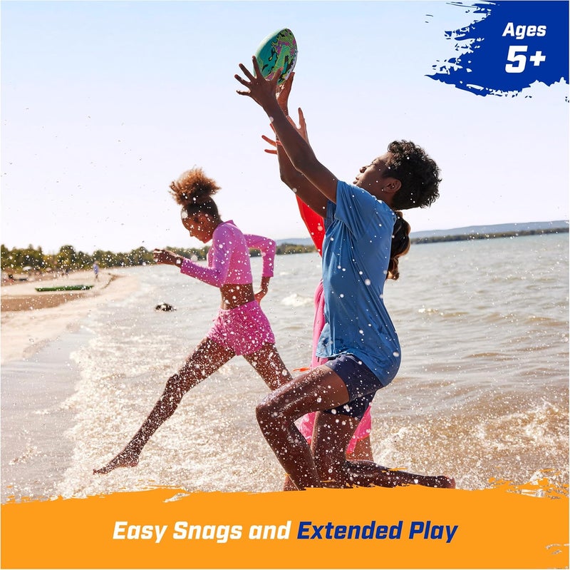 SwimWays Hydro Waterproof Football, Outdoor Games for Adults and Kids, Swimming Pool Accessories and Pool Party Games,9.25 Inches, Green - Image 4