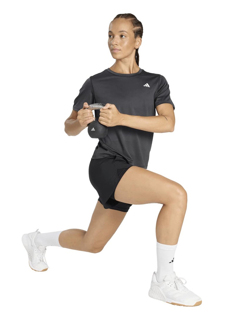 Adidas Workout Essentials Crew Neck T-Shirt - Image 3