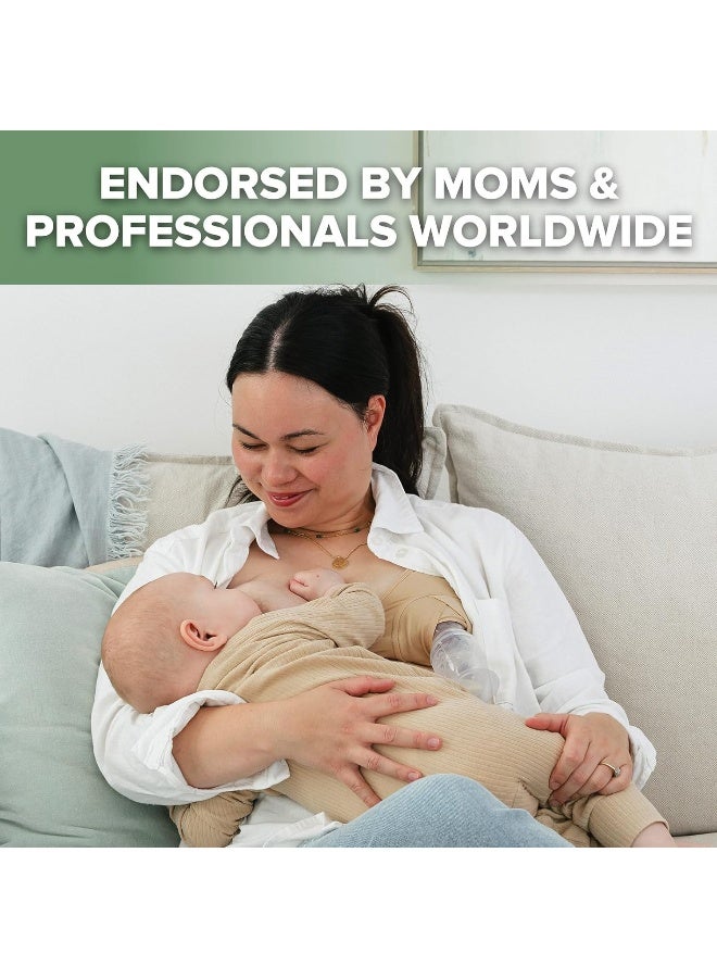 haakaa مضخة الثدي اليدوية هاكّا مع قاعدة 4 أونصات/100 مل + غطاء (بلوش) ، الجيل 2 - Image 2