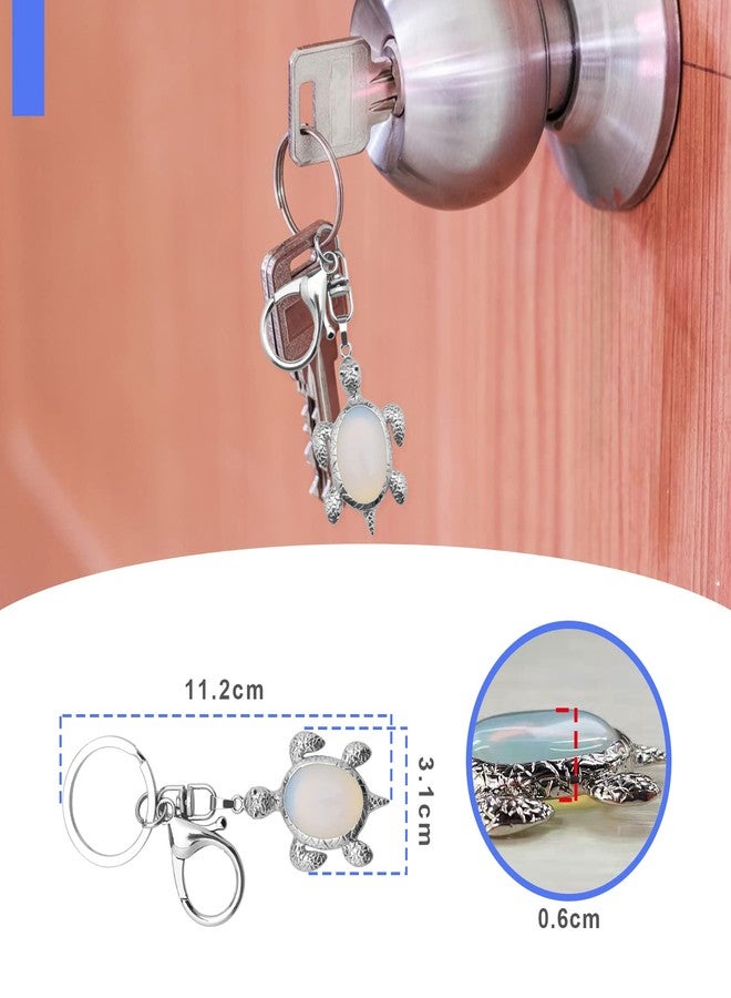 كريت آيديا ابتكر فكرة سلسلة مفاتيح على شكل سلحفاة بحرية من حجر الأوبال، مع مشبك على شكل جراد البحر، وقلادة ساحرة، وسلسلة مفاتيح للحقيبة أو حقيبة الظهر أو حقيبة اليد أو الهاتف المحمول، وإكسسوار مجوهرات. - Image 3