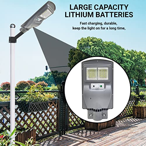 Epyz 30 Watt Solar Street Light Outdoor Waterproof with Motion Sensor with Mounting Pole for Garden, Street, Lawn, Patios and Pathways [ 208LED, Pack of 1, Cold White Light ] - Image 3