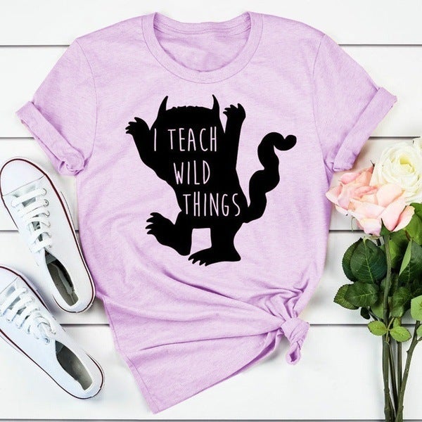 plus size European and American T-shirt Female Student Womens Clothing Creative Funny Cat Women Tshirts Purple GQ517 03