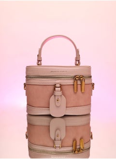 Women's The Velvet Oval Bucket Bag - Nude Pink