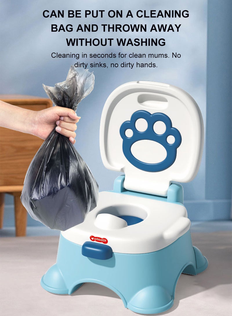 ما بيبي مقعد النونية للطفل، كرسي توليت محمول للتدريب، كرسي نونية للأطفال الصغار مع دعم ظهر مرتفع - Image 4