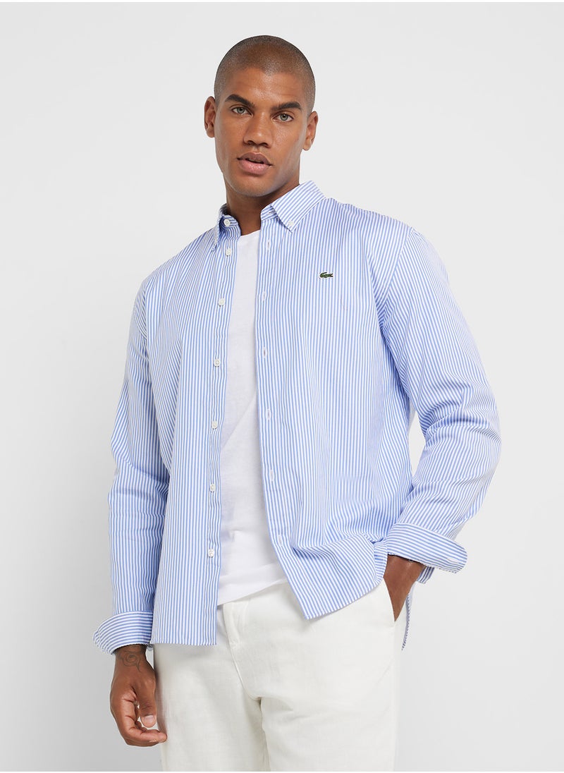 LACOSTE Regular Fit Button Down Shirt  - Image 1