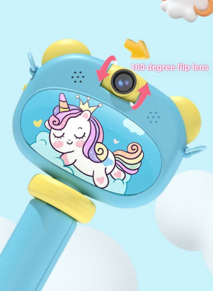 New bracket style children's camera handheld camera SLR dual lens game mini toy Video camera - Image 3