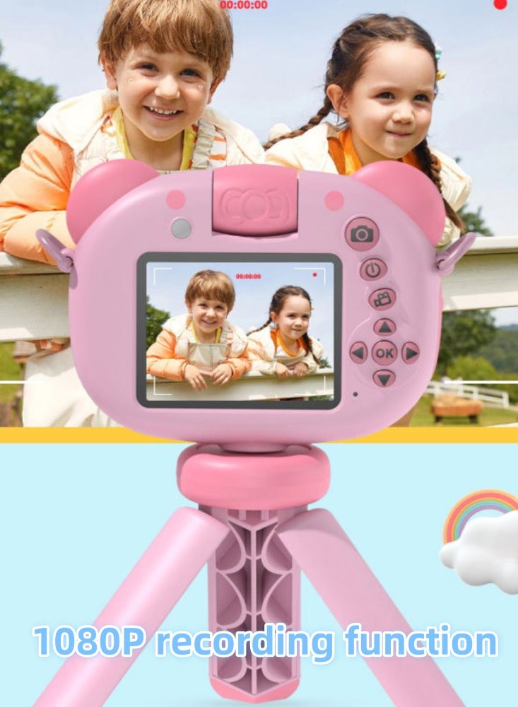 New bracket style children's camera handheld camera SLR dual lens game mini toy Video camera - Image 5