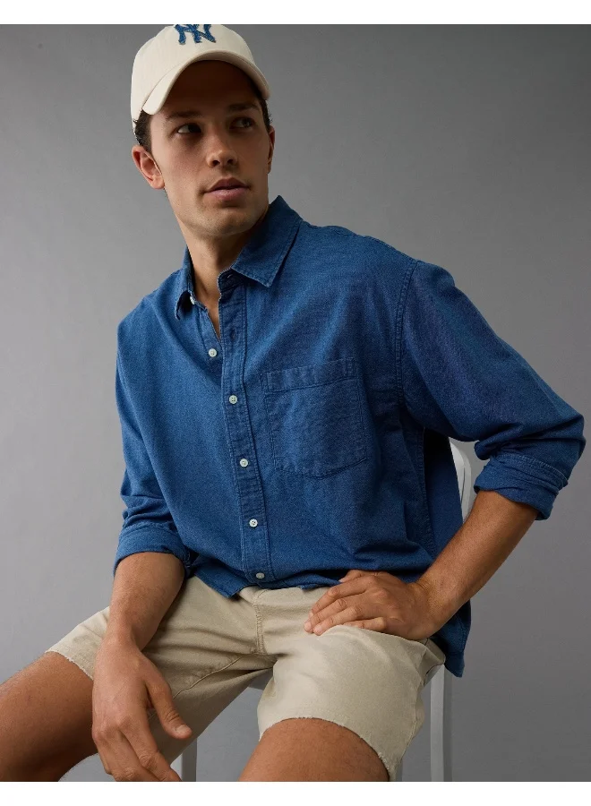 American Eagle AE Everyday Oxford Button-Up Shirt