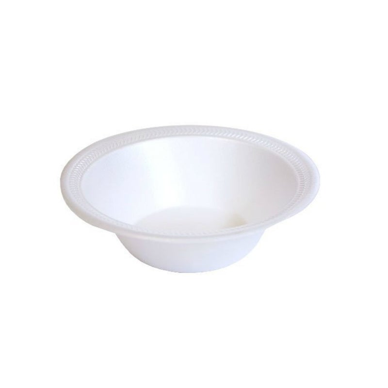 Bluesky Dinner White Lightweight Plastic Soup Bowls12 oz  Pack of 100 Bowls 12 oz