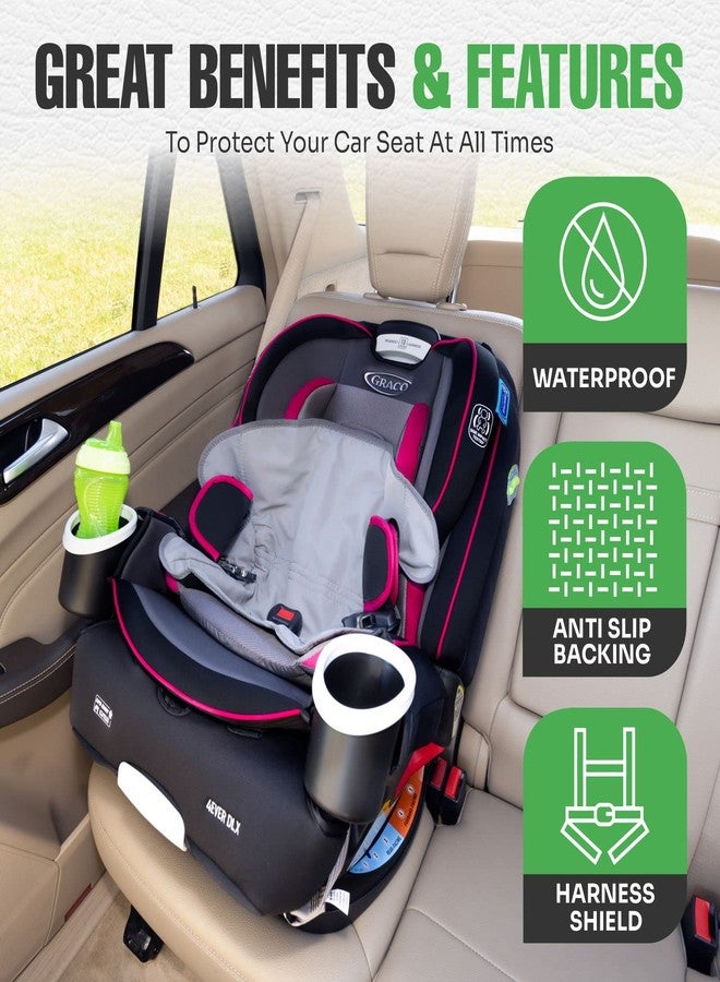 lebogner Child Car Seat Saver Waterproof Liner 100% Leak Free Pad for Baby Stroller, Piddle Pad for Potty Training Toddlers, Car Seat Liner with Anti Slip Vinyl Backing - Image 2
