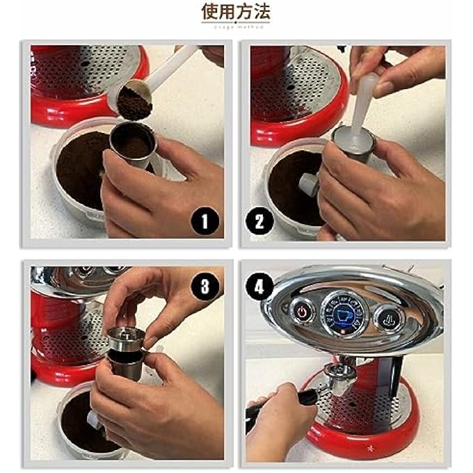 XBERSTAR Stainless Coffee Pods Reusable Capsules Cup For Illy Coffeemaker Stainless Steel - Image 3