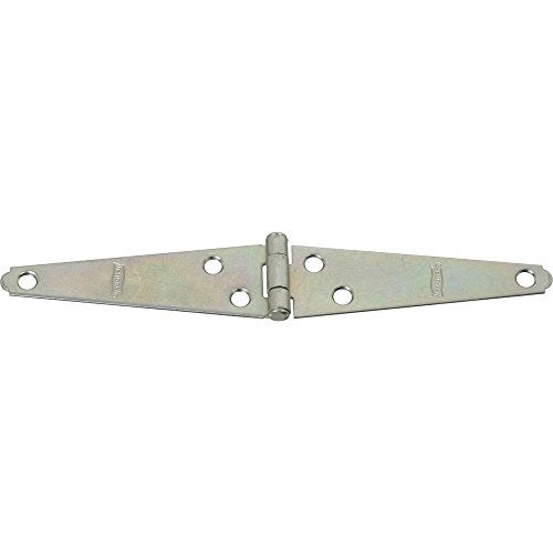 National Hardware مفصلات حزام خفيف N127-514 V280 من ناشيونال هاردوير مطلية بالزنك، عبوة 2، 4 بوصة - Image 2