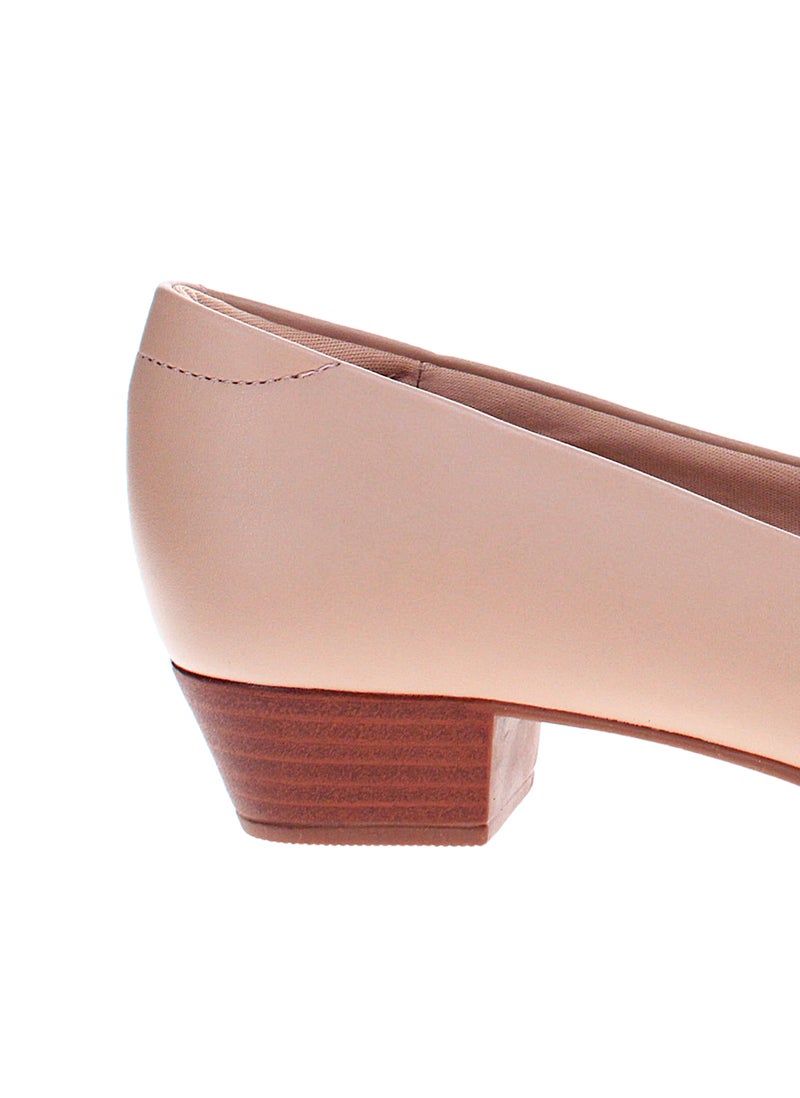 Modare Ladies Low Heel Shoes Beige | Made In Brazil - Image 5