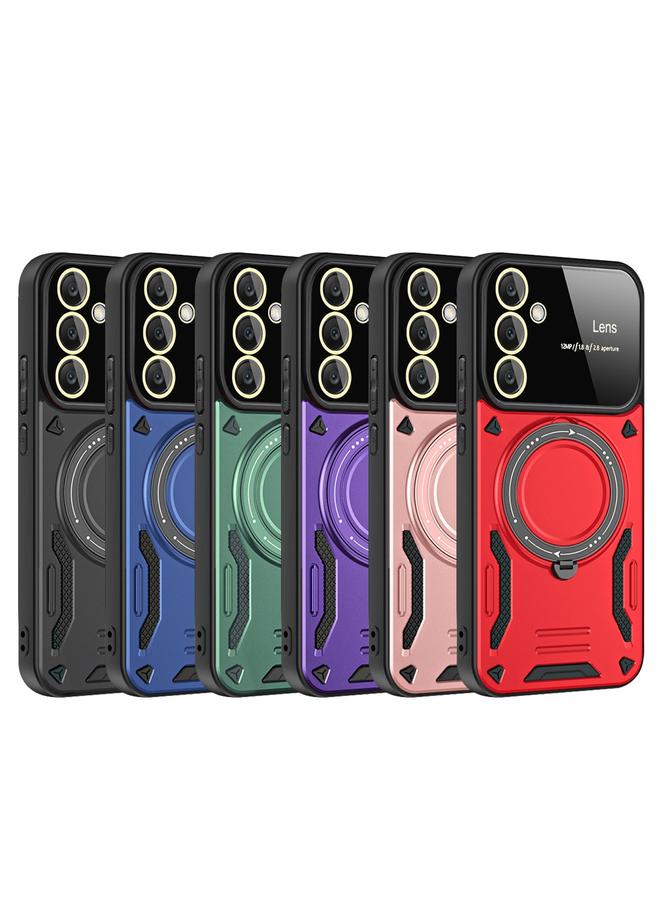 S-TOP Case For Samsung Galaxy A55 5G Large Window MagSafe Holder Phone Case - Image 2