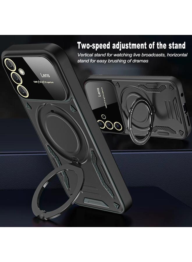 S-TOP Case For Samsung Galaxy A55 5G Large Window MagSafe Holder Phone Case - Image 5