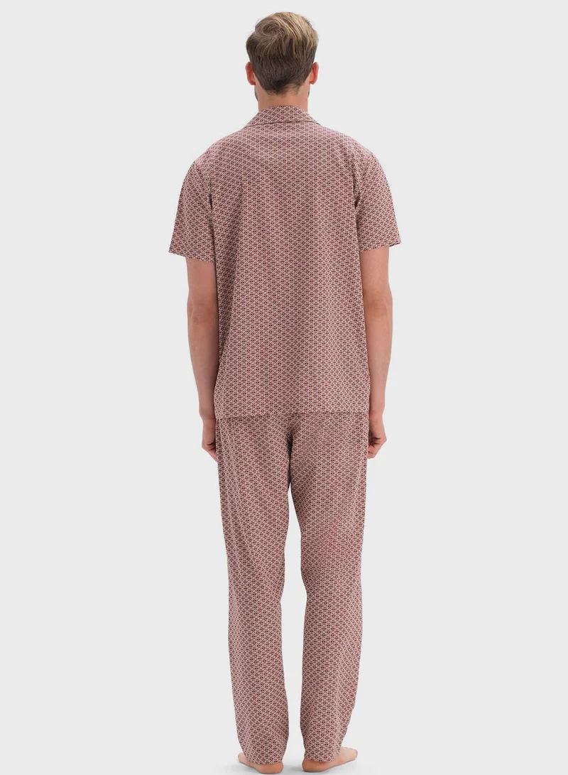 dagi Nightwear Shirt & Trouser Set