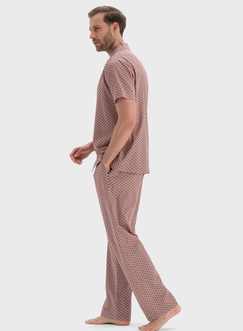 dagi Nightwear Shirt & Trouser Set